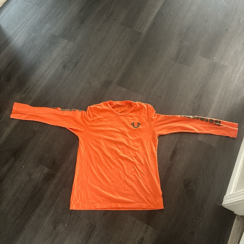True Religion Vibrant Orange Tee